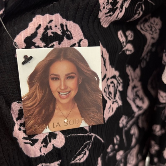 Thalia Sodi Large Floral Pajama Set Top Pants pink - Picture 3 of 3